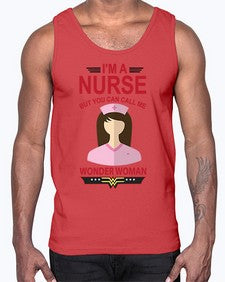 nurse tshirt 1215#- nurse- Cotton Tank