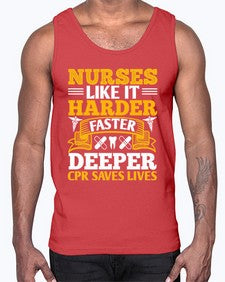 nurses like it harder Style 1245#- nurse- Cotton Tank
