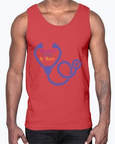 nursing is a work of heart Style 1266#- nurse- Cotton Tank