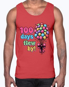 one hundred Day of School 563#- one hundred days- Cotton Tank