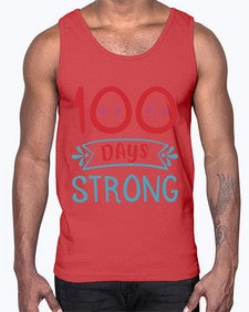 one hundred days strong 584#- one hundred days- Cotton Tank