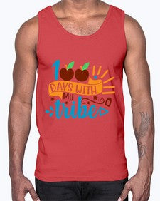 one hundred days with my tribe 588#- one hundred days- Cotton Tank