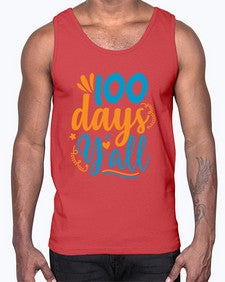 one hundred days yalll 590#- one hundred days- Cotton Tank