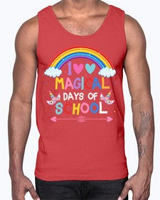 one hundred magical days of school 594#- one hundred days- Cotton Tank