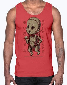 over scary 975#- art pop art- Cotton Tank