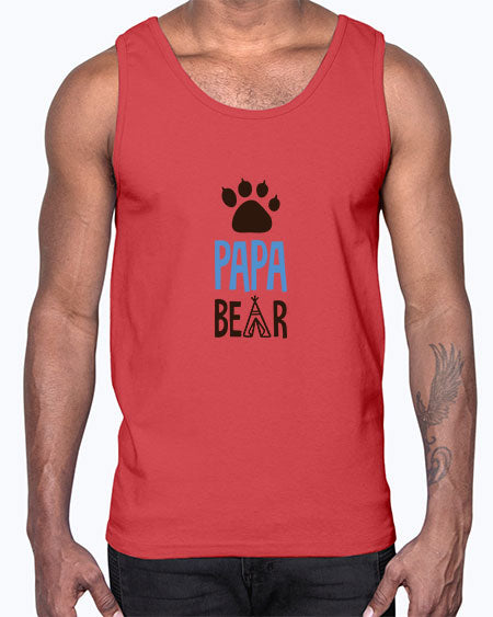 papa bear png 223#- bears - animals- Cotton Tank