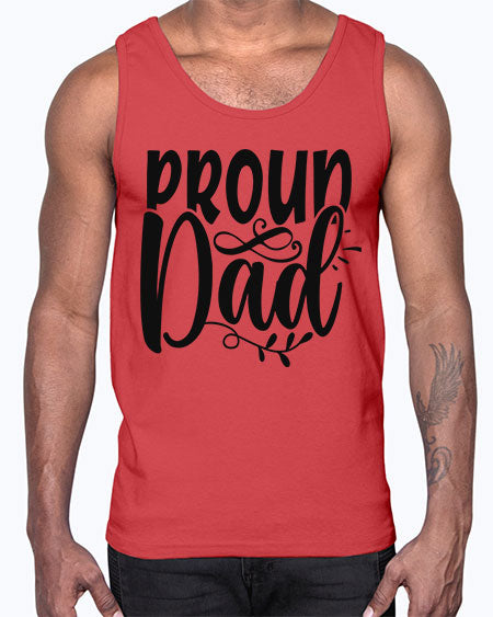 proud dad Style 37#- autism- Cotton Tank