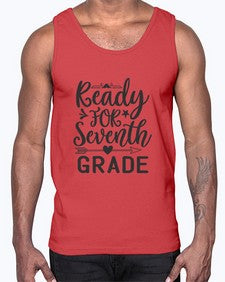 ready for seventh grade 707#- seventh grade- Cotton Tank