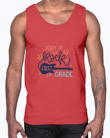 ready to rock first grade 729#- first grade- Cotton Tank