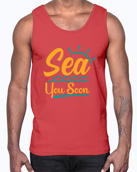 sea you soon Style 76#- summer- Cotton Tank