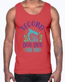 second grade doo doo 813#- second grade- Cotton Tank