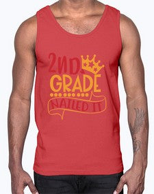 second grade nailed it 827#- second grade- Cotton Tank