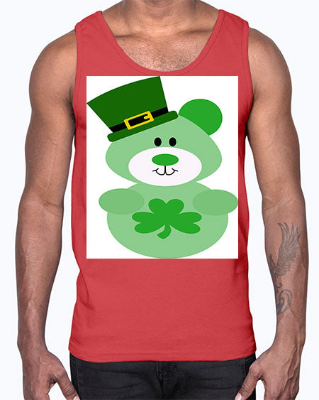 shamrockbear 249#- bears - animals- Cotton Tank