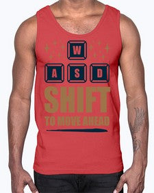 shift to move ahead 149#- video games- Cotton Tank