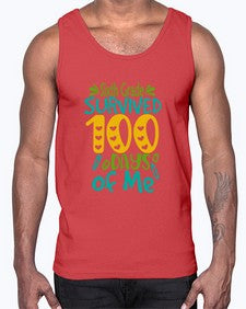 sisth Grade survived one hundred days of me 873#- one hundred days- Cotton Tank