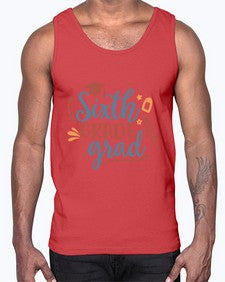 sixth grade grad 878#- sixth grade- Cotton Tank