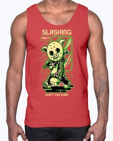 slashing party sutnk 1074#- art pop art- Cotton Tank
