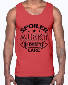 spoiler alert i dont care 1111#- sarcastic- Cotton Tank