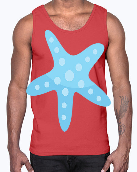 starfish 2#- shark-fish- Cotton Tank