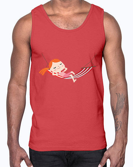 summer characters 63#- summer- Cotton Tank