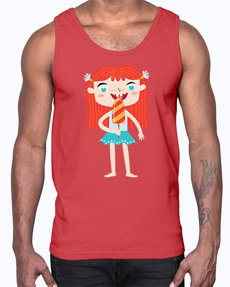 summer characters 64#- summer- Cotton Tank