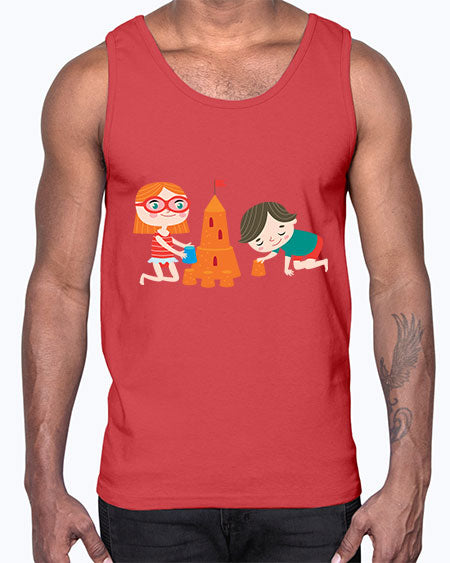 summer characters 66#- summer- Cotton Tank