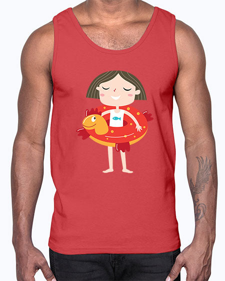 summer characters 67#- summer- Cotton Tank