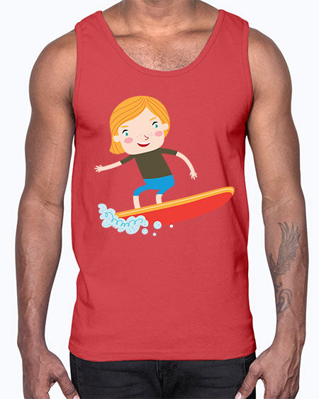 summer characters 70#- summer- Cotton Tank