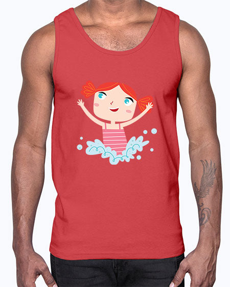 summer characters 73#- summer- Cotton Tank