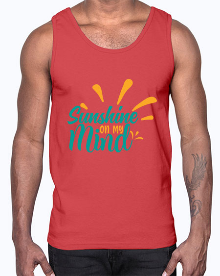 sunshine on my mind Style 74#- summer- Cotton Tank