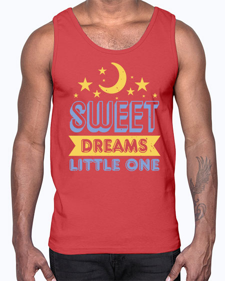 sweet dreams little one Style 214#- baby shower- Cotton Tank
