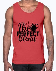 the perfect blend 1624#- tea- Cotton Tank