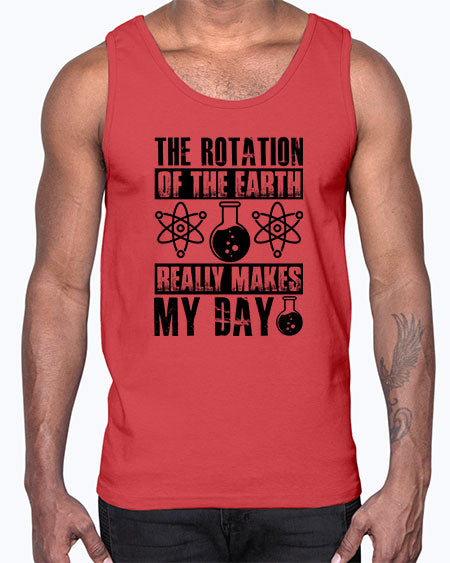 the rotation of the earth really makes my day 11#- nature- Cotton Tank