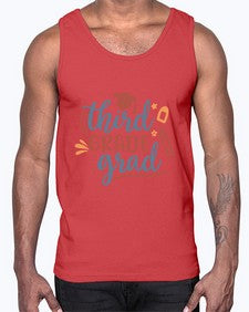 third grade grad 959#- third grade- Cotton Tank