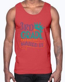 third grade nailed it 969#- third grade- Cotton Tank