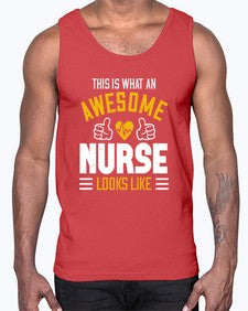 this is what an awesome Style 1548#- nurse- Cotton Tank