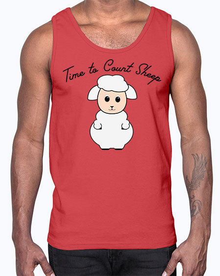 time to count sheep- sheep- Cotton Tank