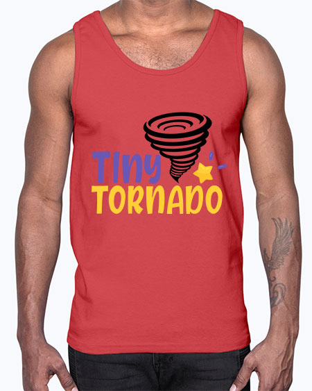 tiny tornado Style 232#- baby- Cotton Tank