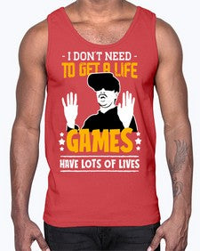 to get a life game 159#- video games- Cotton Tank