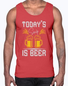 todays soup is beer 1666#- beer- Cotton Tank
