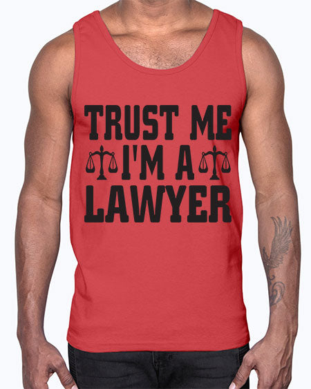 trust me im a lawyer 1590#- lawyer- Cotton Tank
