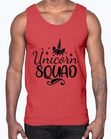 unicorn squad 489#- unicorn- Cotton Tank