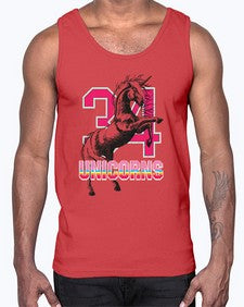 unicorns 517#- unicorn- Cotton Tank