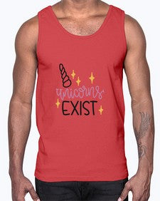 unicorns exist 537#- unicorn- Cotton Tank