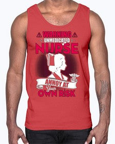 unmedicated nurse 1595#- nurse- Cotton Tank