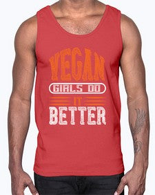 vegan girls do it better 452#- vegan- Cotton Tank