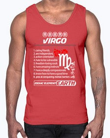 virgo 528#- virgo- Cotton Tank