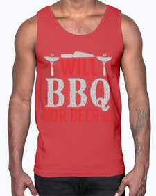 will bbq for beer 475#- bbq- Cotton Tank