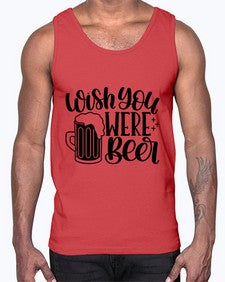 wish you were beer 1782#- beer- Cotton Tank