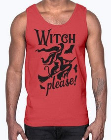 witch please 13#- witch- Cotton Tank
